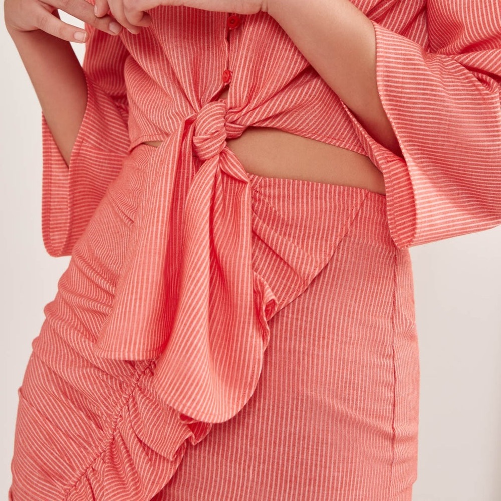 THE FIFTH LABEL front ruffle mini skirt - Picture 2 of 13